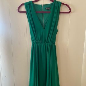 Express Emerald Green Dress